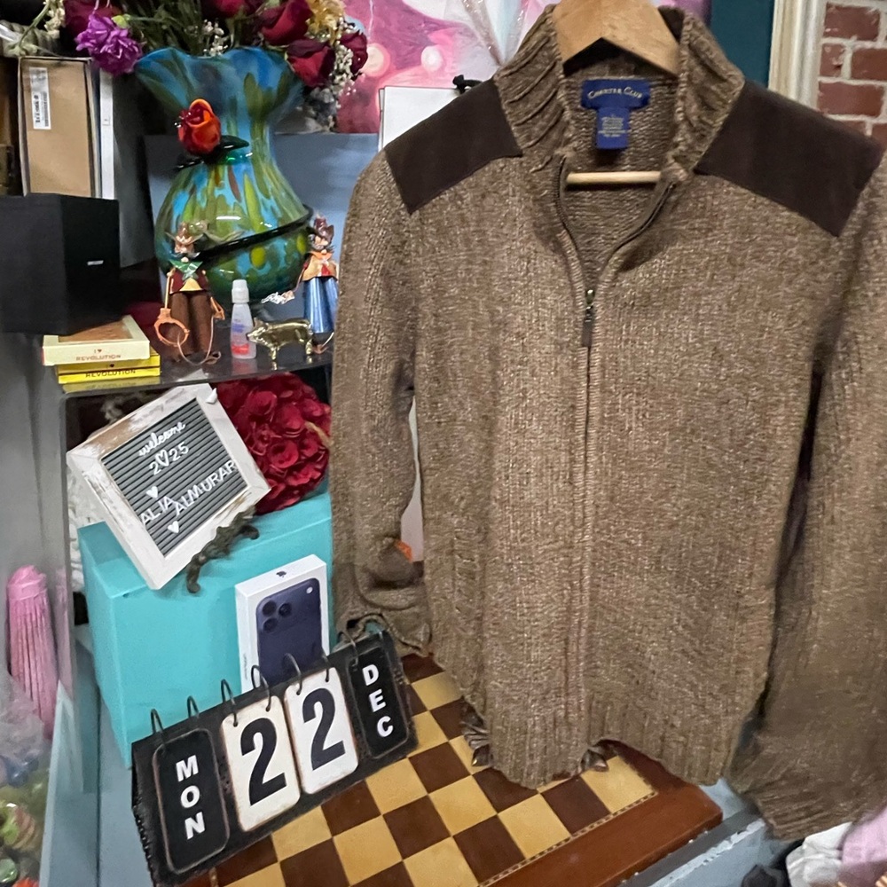Charter Club Women's Brown Cardigan